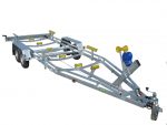 2,5to. Bootstrailer Temared | für Boote bis 7,95m Länge | Typ: B25/086/21 V, Tandemachser, , Tieflader, gebremst, Trailer, Auflagen, Bootsanhänger, Anhänger , Lehwald , Marl,