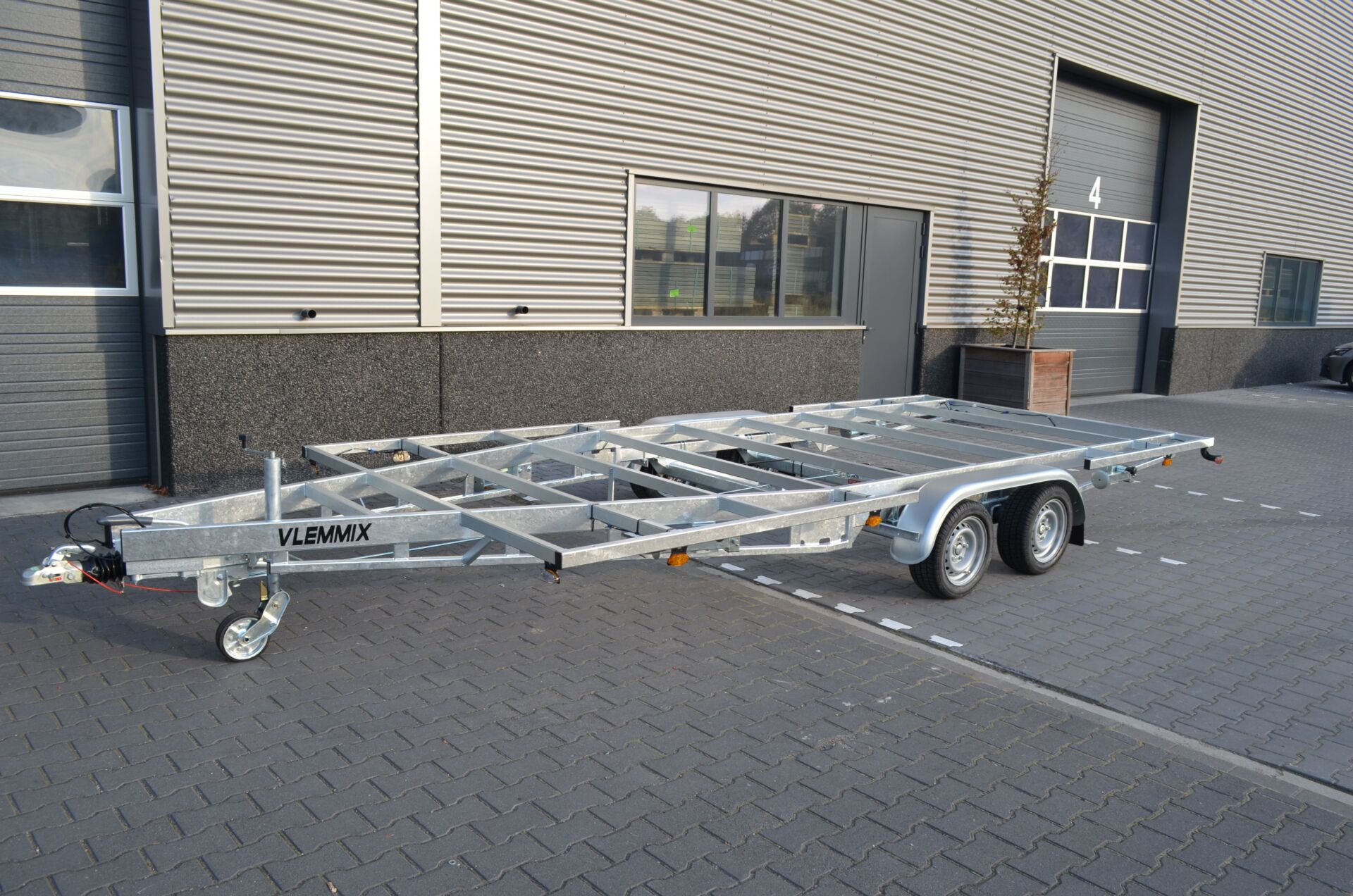 3,5to. Tiny House Trailer 542x244cm, Tandemachser, Hochlader, gebremst, Plateau, Tiny House, PKW, Trailer, Lehwald, Anhänger , Marl,