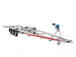 3,5to. ALU Bootstrailer Temared | für Boote bis 8,5m | Typ: B35/3 ALU Tridem, , Tieflader, gebremst, Trailer, Auflagen, Bootsanhänger, Anhänger , Lehwald , Marl,