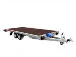 3,0to. Temared | Autotransporter 4,53x2,15m | CARPLATFORM 4521, Holzboden, Plateau, tandemachser, gebremst, Hochlader, Zweiachser, Auto, Pkw, Anhänger, Lehwald, Marl, nicht kippbar