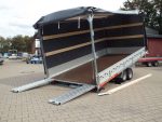 2,7to. Temared Autotransporter | Ladefläche 4,06x2,04x2,0m | Bordwände+geschl. Ladefläche, Auto, Car, Transporter, PKW, Lehwald, Anhänger, Marl, Hochlader, Tandemachser, Zweiachser, kippbare Ladefläche Lehwald, Anhänger, Marl, Rampen, Seilwinde,