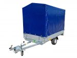 750kg Eduard 306x153x30cm mit Planenaufbau in blau
