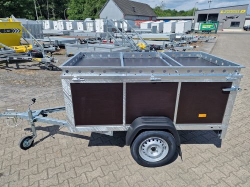 VDM Deckelanhänger 750kg 198x98x65cm  Seitenansicht