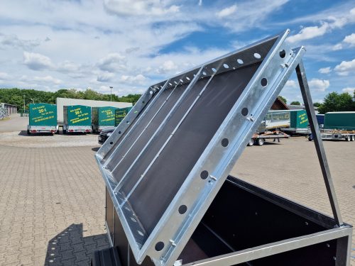 VDM Deckelanhänger 750kg 198x98x65cm Detailansicht Deckel geöffnet