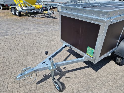 VDM Deckelanhänger 750kg 198x98x65cm Detailansicht Deichsel