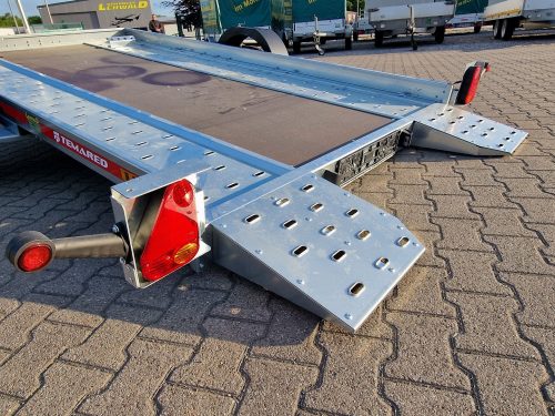 1,8to. Temared Autotransporter | Ladefläche 3,53x1,84m | CAR FLAT 3518 U 1,8T / kippbar Überfahrrampe