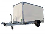1,5to. Kofferanhänger | Kasteninnenmaße 3,01x1,47x1,52m | Hersteller: VDM Trailer