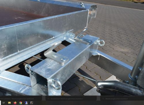 Schaufelablage für Vlemmix Baggertrasporter