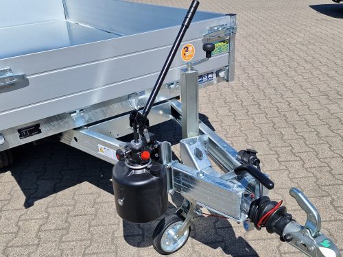 2,0to. SARIS Rückwärtskipper | Kasteninnenmaße 276x1,50x0,30m | Hand Pumpe