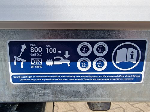 Sicherheitshinweise für Saris Anhänger