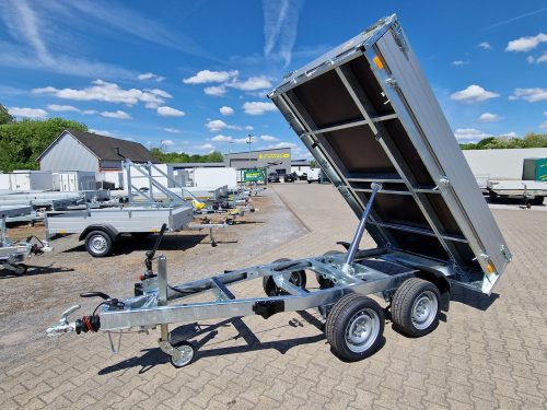 2,0to. SARIS Rückwärtskipper | Kasteninnenmaße 276x1,50x0,30m | Hand Pumpe