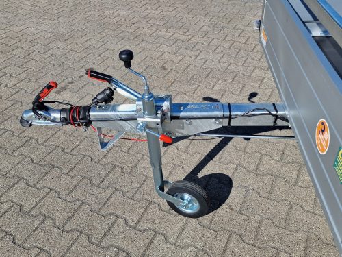 1,3to. SARIS Tieflader | 255x1,33x0,30m + 13cm Reling | McAlu Pro 255 133 Gewerbeausf.