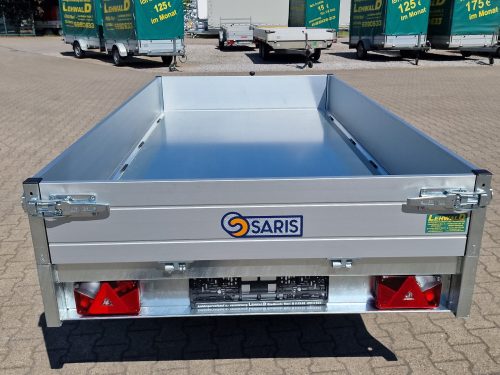 2,0to. SARIS Rückwärtskipper | Kasteninnenmaße 276x1,50x0,30m | Hand Pumpe