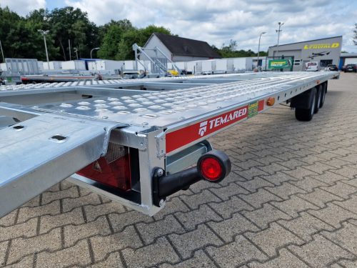 3,5to. Temared Tridem | Autotransporter 8,53x2,15m | CAR 8521/3 S 3.5T Heck schräg Anhänger Lehwald Marl Verkauf