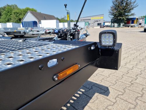 2,7to. LORRIES Autotransporter Tieflader | ALU Rahmen , Auffahrwinkel nur 5,5° | 450x200cm PLAXX27-4520 Arbeitsleuchte LED Anhänger Lehwald Marl Verkauf