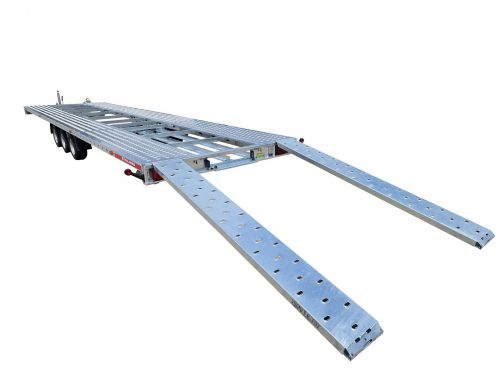 3,5to. Temared Tridem | Autotransporter 8,53x2,15m | CAR 8521/3 S 3.5T  Ansicht Heck Rampen Anhänger Lehwald Marl Verkauf