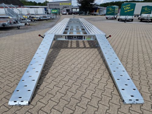 3,5to. Temared Tridem | Autotransporter 8,53x2,15m | CAR 8521/3 S 3.5T Heck Rampen Anhänger Lehwald Marl Verkauf