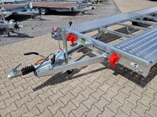 3,5to. Temared Tridem | Autotransporter 8,53x2,15m | CAR 8521/3 S 3.5T Deichsel Ansicht Anhänger Lehwald Marl Verkauf