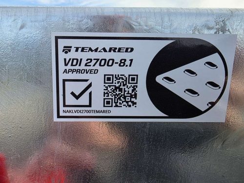 2,7to. Temared | Autotransporter 4,53x2,15m | CAR Deck Plus 4521/2 2.7T VDI Siegel