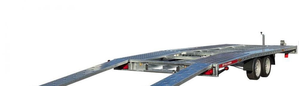 3,0to. Temared | Autotransporter 5,53x2,15m | CAR Deck Plus 5521/2 3T Rampen