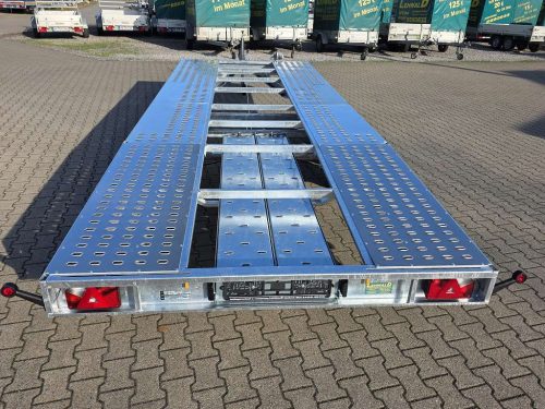3,5to. Temared | Autotransporter 6,04x2,15m | CAR Deck Plus 6021/3S 3,5T Heck Mitte offen
