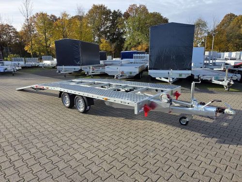 2,7to. Temared | Autotransporter 4,53x2,15m | CAR Deck Plus 4521/2 2.7T Front Schräg