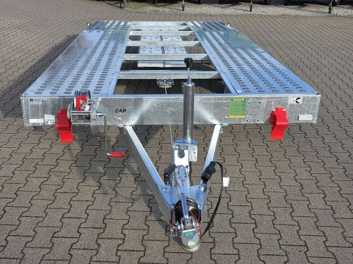 2,7to. Temared | Autotransporter 4,53x2,15m | CAR Deck Plus 4521/2 2.7T Frontansicht