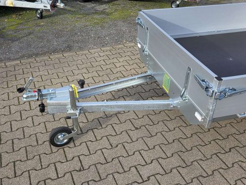 750kg EDUARD Hochlader | ungebremst / gebremst | Kasteninnenmaße 2,01x1,45x0,30m Front