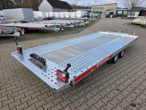 3,0to. Temared Autotransporter | Ladefläche 5,00x2,07m mittig ALUBODEN | CARKEEPER 4820 S 3T / kippbar Heck hinten schräg