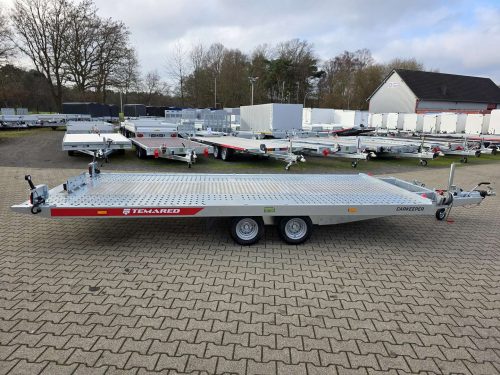 3,0to. Temared Autotransporter | Ladefläche 5,00x2,07m mittig ALUBODEN | CARKEEPER 4820 S 3T / kippbar Seitenansicht