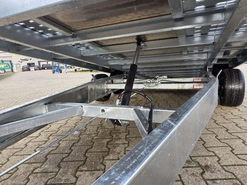 3,0to. Temared Autotransporter | Ladefläche 5,00x2,07m mittig ALUBODEN | CARKEEPER 4820 S 3T / kippbar Kippdämpfer und Unterbau