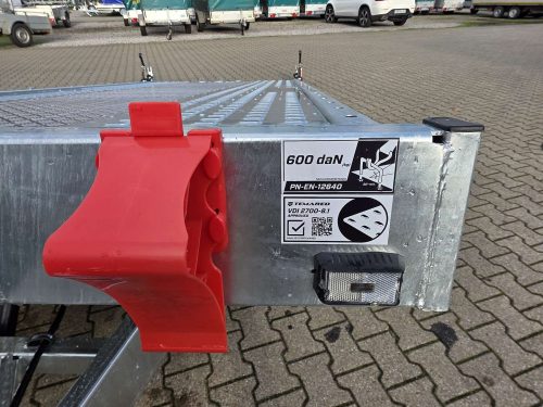 3,0to. Temared Autotransporter | Ladefläche 5,00x2,07m mittig ALUBODEN | CARKEEPER 4820 S 3T / kippbar Front VDI Siegel