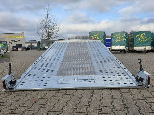 3,0to. Temared Autotransporter | Ladefläche 5,00x2,07m mittig ALUBODEN | CARKEEPER 4820 S 3T / kippbar Heck gekippt