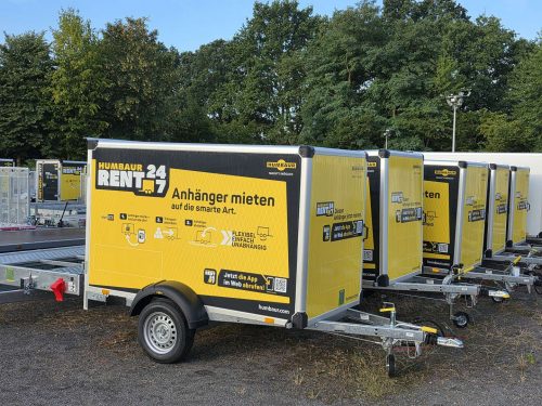 1,3to. Humbaur Kofferanhänger | Kasteninnenmaße 2,51x1,32x1,52m | Typ: HK132513-15P Sonderedition