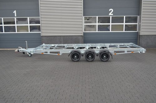 3,5to. Vlemmix Container Anhänger Tandem | Aufbaumaße 6,00mx2,44m | 20FT Container Trailer