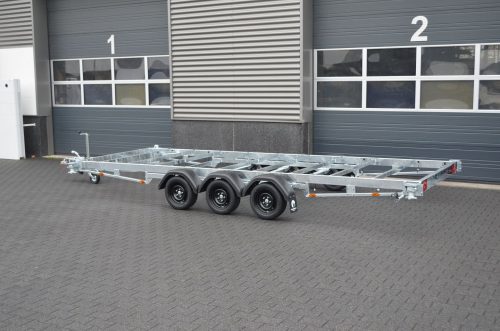 3,5to. Vlemmix Container Anhänger Tandem | Aufbaumaße 6,00mx2,44m | 20FT Container Trailer