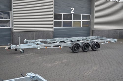 3,5to. Vlemmix Container Anhänger Tandem | Aufbaumaße 6,00mx2,44m | 20FT Container Trailer