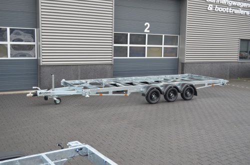 3,5to. Vlemmix Container Anhänger Tandem | Aufbaumaße 6,00mx2,44m | 20FT Container Trailer
