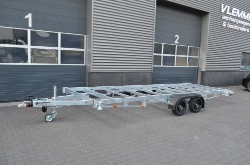 3,5to. Vlemmix Container Anhänger Tandem | Aufbaumaße 6,00mx2,44m | 20FT Container Trailer