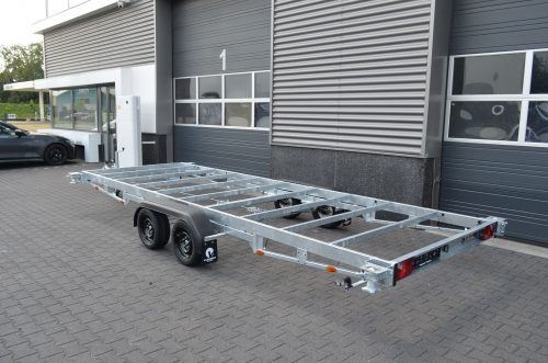3,5to. Vlemmix Container Anhänger Tandem | Aufbaumaße 6,00mx2,44m | 20FT Container Trailer