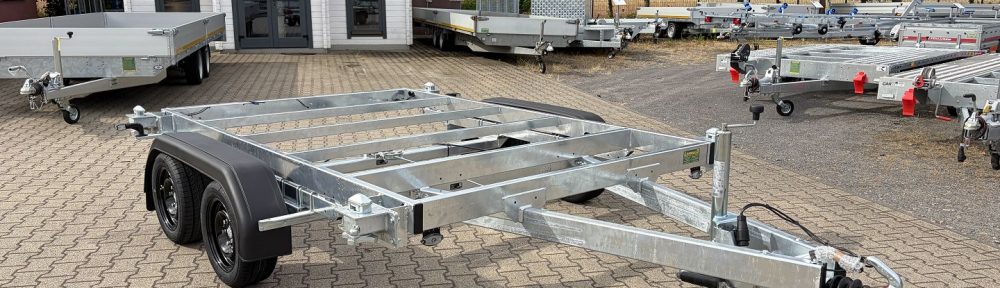 2,7to. Vlemmix Container Anhänger | Aufbaumaße 3,00mx2,44m | 10FT Container Trailer